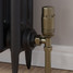 M-TRV-050-AG-AB-CU00 - Duran Modern TRV Angled Antique Brass Thermostatic Radiator Valves With Sleeves M-TRV-050-AG-AB-CU00 - Duran Modern TRV Angled Antique Brass Thermostatic Radiator Valves With Sleeves